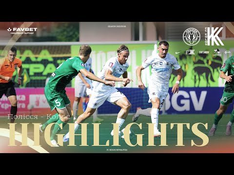 FK Polessya Zhytomyr 0-1 FK Kolos Kovalivka