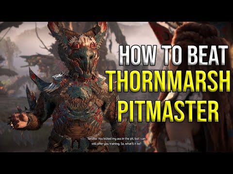 How To Beat Thornmarsh Pitmaster Tenallo In Horizon Forbidden West (Very Hard)