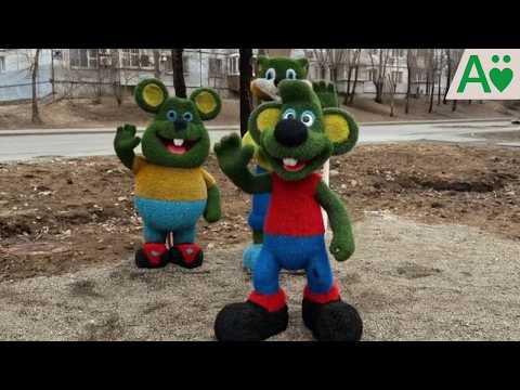 Недавно с мышонком Митей, который расположен рядом с детской больницей, случилась беда