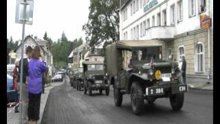 preview picture of video 'HISTORIC MILITARY VEHICLES in Kovářská 2009 - Czech Republik'