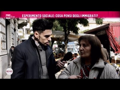 Esperimento sociale: cosa pensi degi immigrati? - Nemo - Nessuno Escluso 09/11/2017