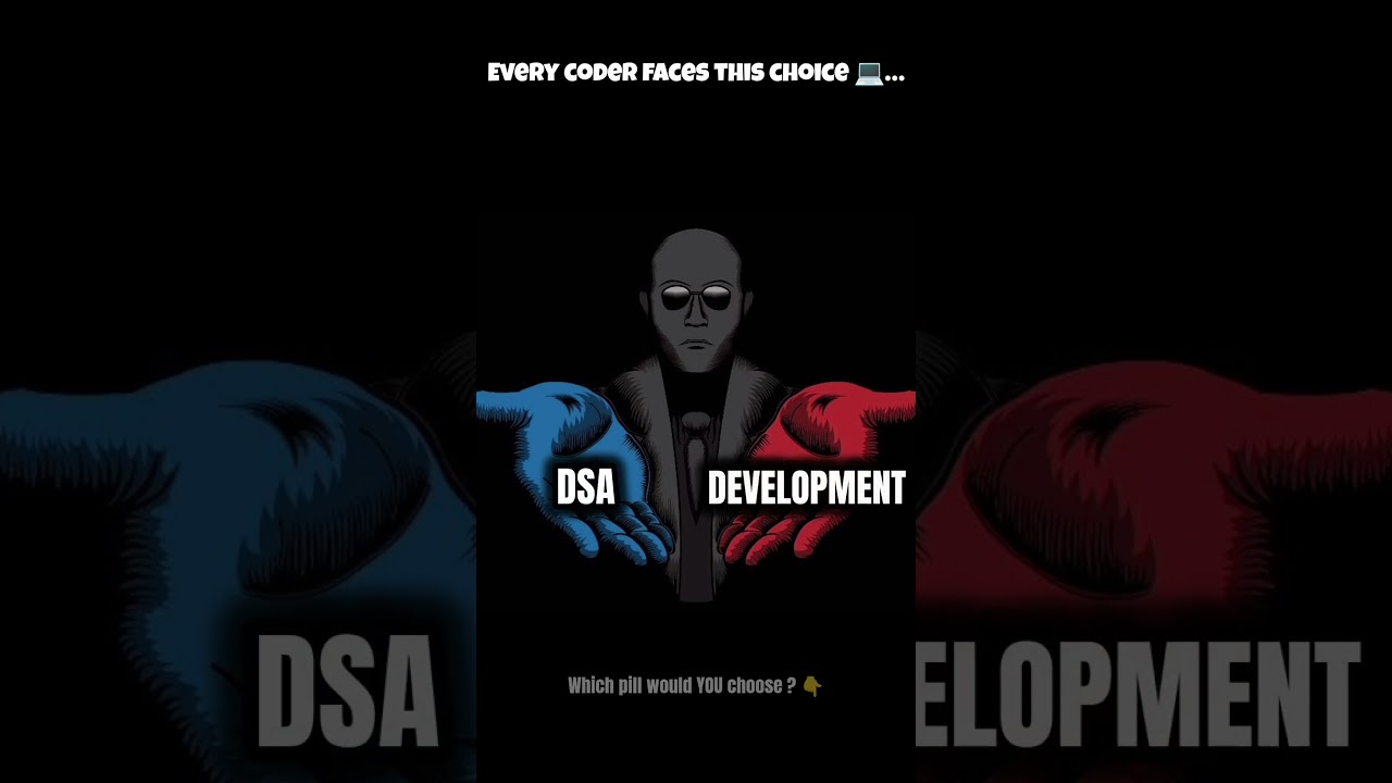 what would you choose? 💊 #memes #coding #funny #dsa #webdevelopment #python #htmlcss #java #song