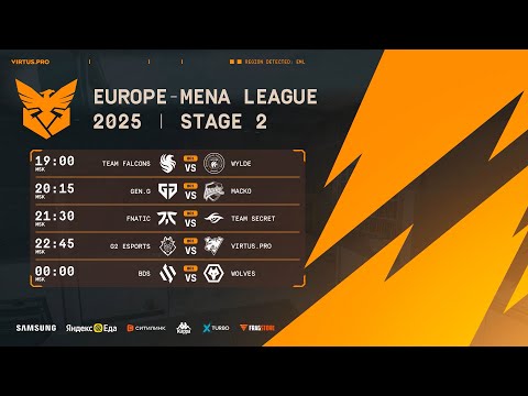 Europe MENA League 2025 Stage 2 Day 3