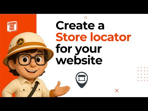 Add a Map with location markers to your Website | No Google Map API key needed | locatestore.com