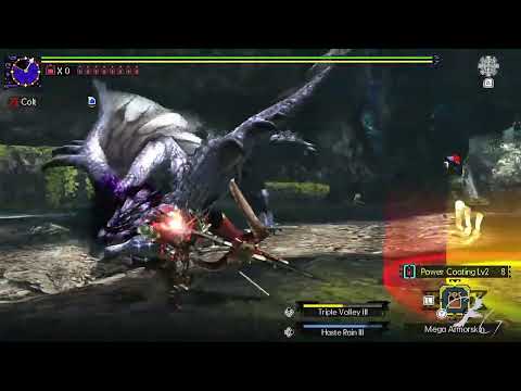 [MHGU] Playing with High Rank Hyper Silver Rathalos Solo Bow Guild Style - Colt Gunner Live Stream
