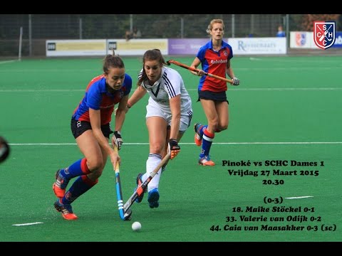 SCHC Dames 1 vs Pinoké Dames 1 (0-3) UIT Vrijdag 27 Maart 2015