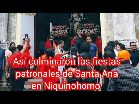 Así culminaron las fiestas patronales de Santa Ana en Niquinohomo 
