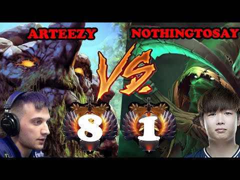 BEST CARRY NA VS BEST MID SEA TINY CARRY NEW META VS REFRESHER NECROPHOS ULTRA LATE GAME | DOTA2ORBS
