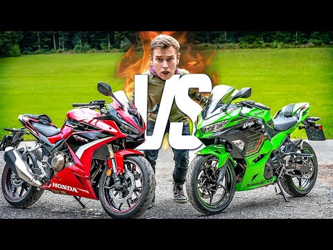 HONDA CBR500R VS KAWASAKI NINJA 400 2023 MOTORRAD TEST