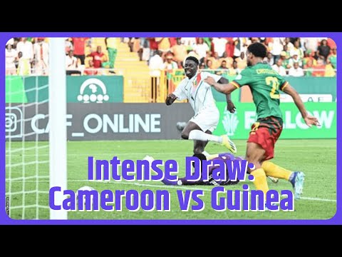 Toothless Cameroon held to draw by 10-man Guinea