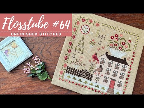 Flosstube #64: Winter and Valentine Cross Stitch WIPS & Finishes!