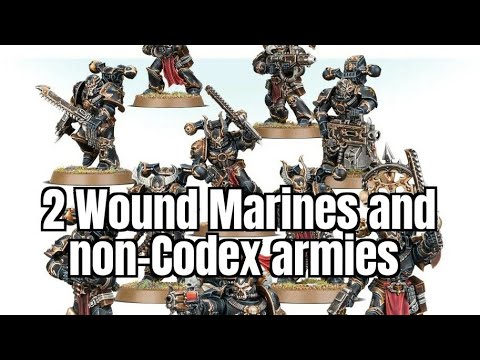 2 Wound Fist Born Non-Codex Marines (starting with Chaos!) - Review