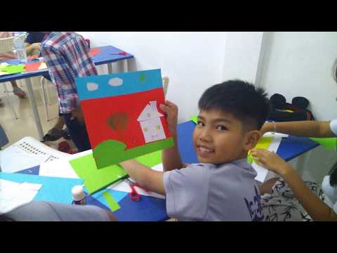 Arts and Crafts, Grade 2: Tangrams and shape pictures.