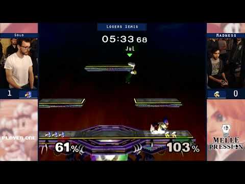 Melee Pression IV - Solo (Falco) vs. Madness (Luigi) - Losers Semis