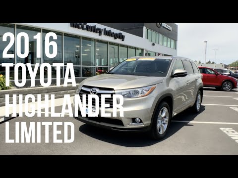 2016 Toyota Highlander Limited - Platinum Certified