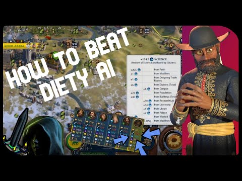 Civilization VI Strategy to Beat Deity AI Every Time