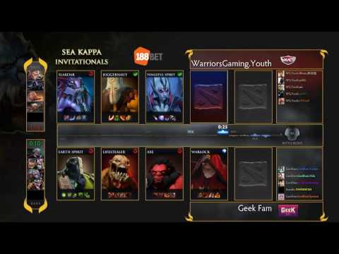 SEA Kappa - Geek Fam vs. WarriorsGaming.Youth Game #1