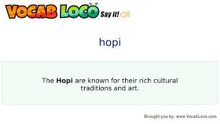 Video thumbnail for hopi