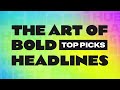 Best Bold Fonts For Headlines And Title Designs