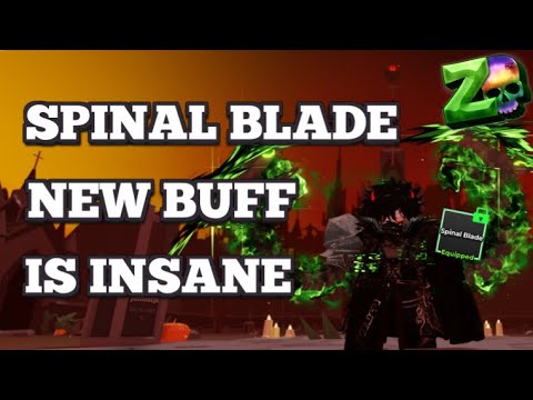 NEW Spinal Blade Buff is CRAZY! | Hunty Zombies NEW HALLOWEEN Update!