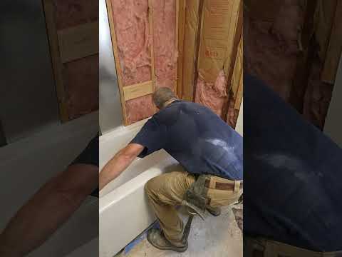 Tub Installation with Mortar Bed