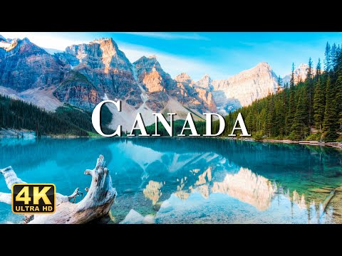 MOVING TO CANADA (4K UHD) Amazing Beautiful Nature Scenery with Relaxing Music | 4K VIDEO ULTRA HD