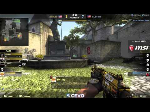 eLevate vs affNity Game 2 (CEVO-P CS:GO Season 7) - Misled & Dust