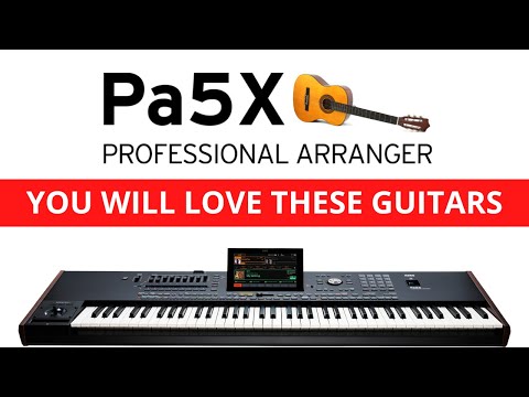 KORG PA5X - Fantastic Guitars! | 4K