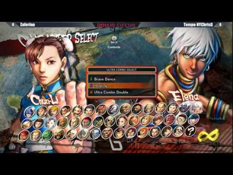 Next Level Battle Circuit 135 - USF4 - Zaferino (Chun-Li; Fei Long) vs TEMPO NYChrisG (Elena)