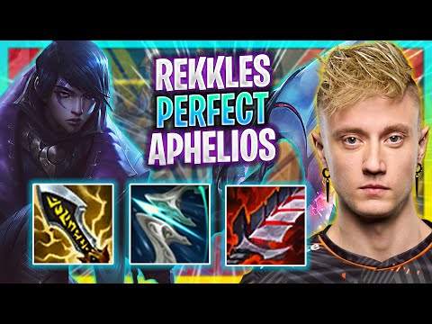 REKKLES PERFECT GAME WITH APHELIOS! | FNC Rekkles Plays Aphelios ADC vs Xayah! | Season 2023