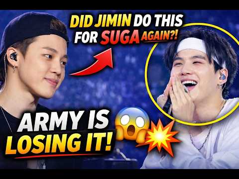 „Moment mal… Hat Jimin das etwa schon wieder für Suga getan?! ARMY flippt völlig aus!“