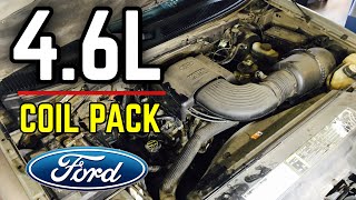 How to Ignition Coil Pack Ford 4.6L Replacement | F-150 E-150 Expedition Lincoln Navigator | P0303