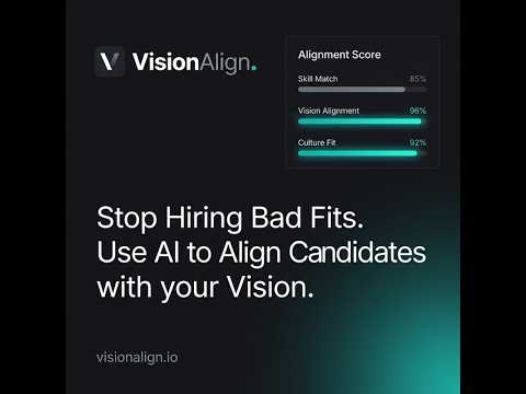 VisionAlign Product Demo video preview