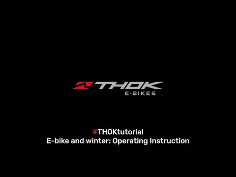 #THOKtutorial - E-Bikes and winter: operating instructions.