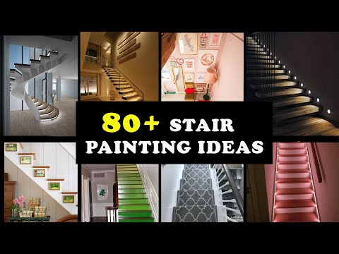 85 Ideas Of DIY Staircase Paints |  How To Paint Your Stairs  | Trends Of Stair Painting 2022