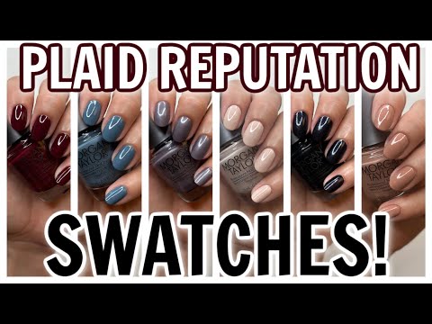2022 Plaid Reputation Collection! Morgan Taylor / @GelishOfficial