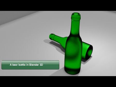 Model a beer bottle in Blender 3D