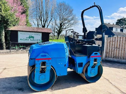 BOMAG BW135AD DOUBLE DRUM ROLLER * 1381 HOURS * C/W ROLE FRAME