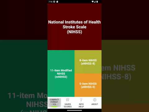 NIH Stroke Scale (NIHSS) pro Video