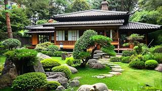 [4k.hdr] garden landscape, country life Japanese @Harmonious-ideas