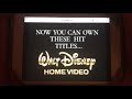 Now You Can Own These Hit Titles From Walt Disney Home Video