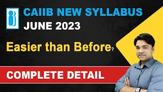 CAIIB Syllabus for June 2023