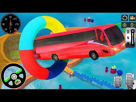 Impossible Bus Stunt Driving 2020 #2 - Mega Ramp Racing Driving Simulator - Android GamePlay