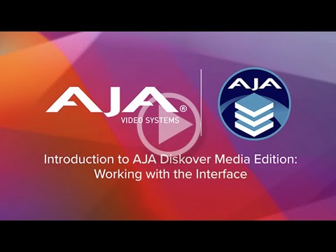 Meet AJA Diskover Media Edition Data Management Software