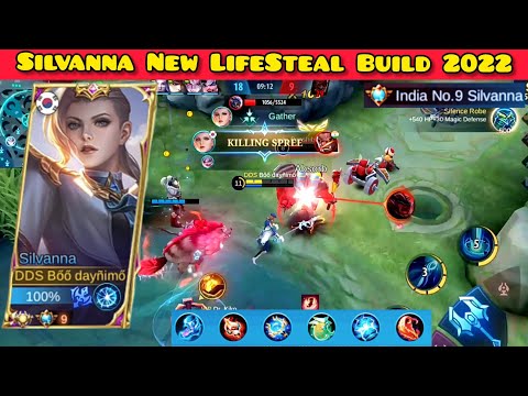 Silvanna New LifeSteal Build 2022 | Top Global Silvanna Gameplay By Boo Daynimo ~ Mobile legends