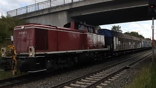 4K | Handy shot! | V90 - BavariaRailway with Cargo between Augsburg and Donauwörth | 09.2025