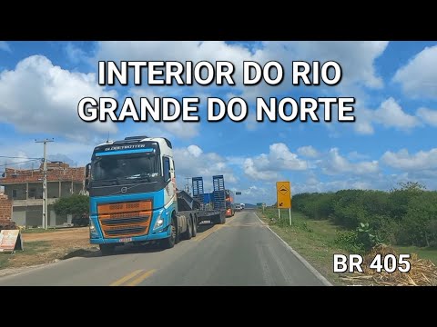 Interior Do RIO GRANDE DO NORTE BR 405 de PAU DOS FERROS-RN a SEVERIANO MELO-RN