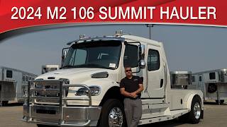 A preview image of the linked video showcasing 2024 Freightliner M2 106 Summit Hauler