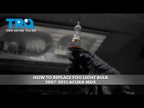 How To Replace Fog Light Bulb 2007-2013 Acura MDX