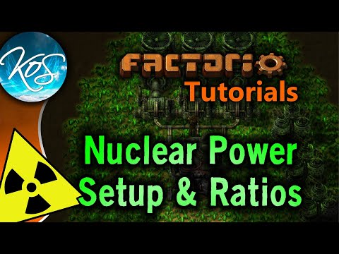 Factorio Tutorials: Nuclear Power Setup & Ratios (Uranium processing, Kovarex process)